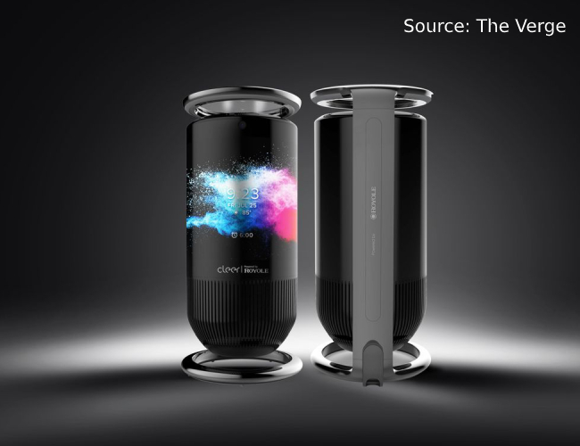 Royole Mirage Smart Speaker CES 2020