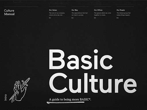 web design trends-black and white