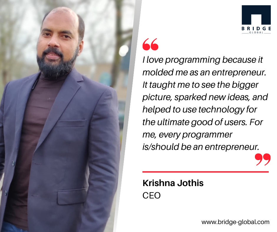 Why We Love Programming - Krishna Jothis CEO-Programmers dayip