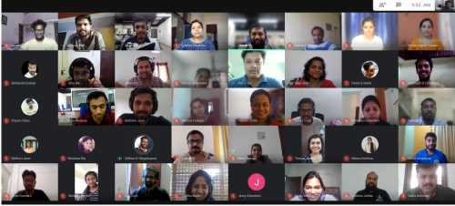 Meetings and celebrations went virtual during the pandemic lock-down in Bridge Global