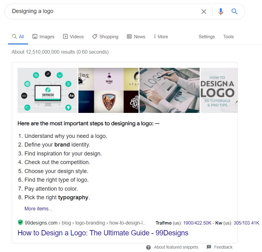 featured snippets 2 - 11 digital marketing trends 2021