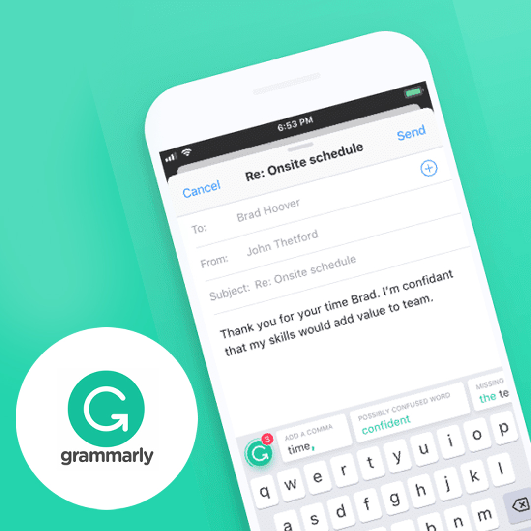 grammarly - top productivity tools