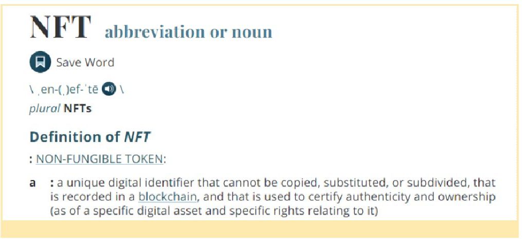 What is NFT meaning definition What is NFT meaning definition