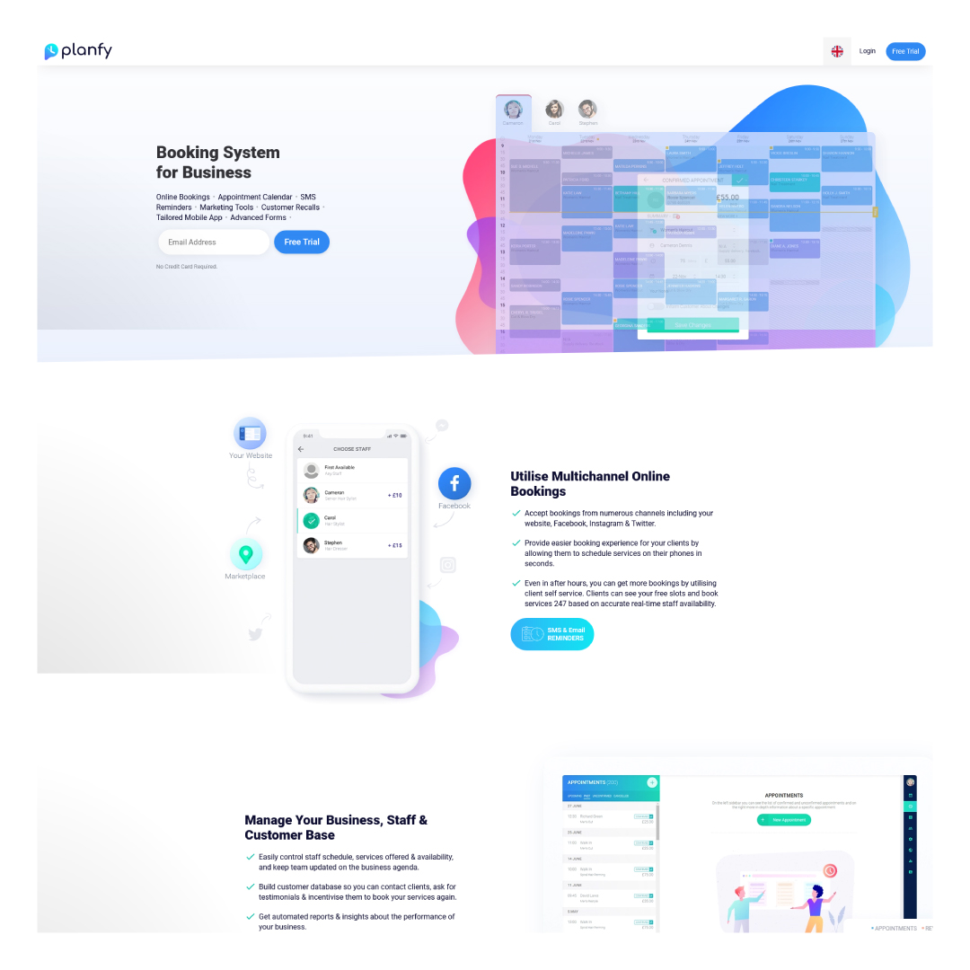 Planfy-best appointment scheduling software for small business