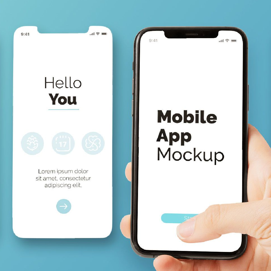 What is a mock up in mobile app development