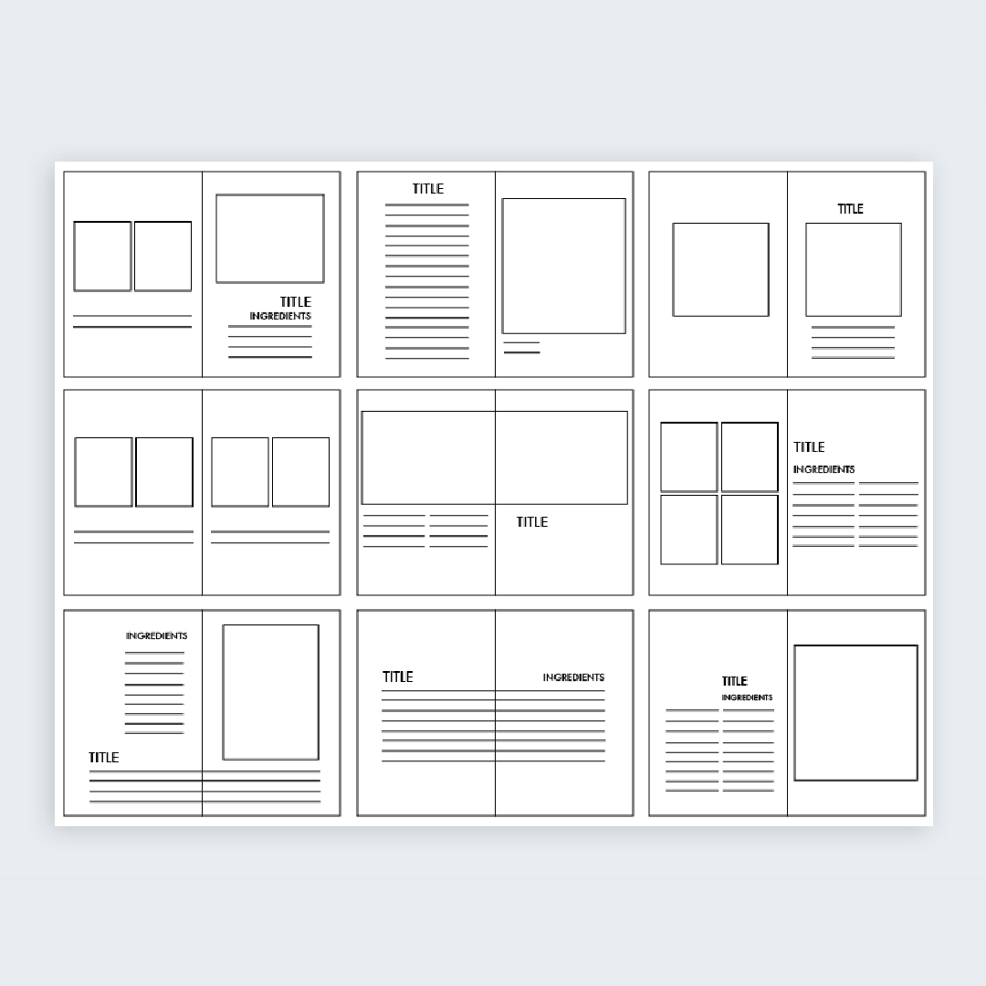 Use grids and layouts - visually appealing website