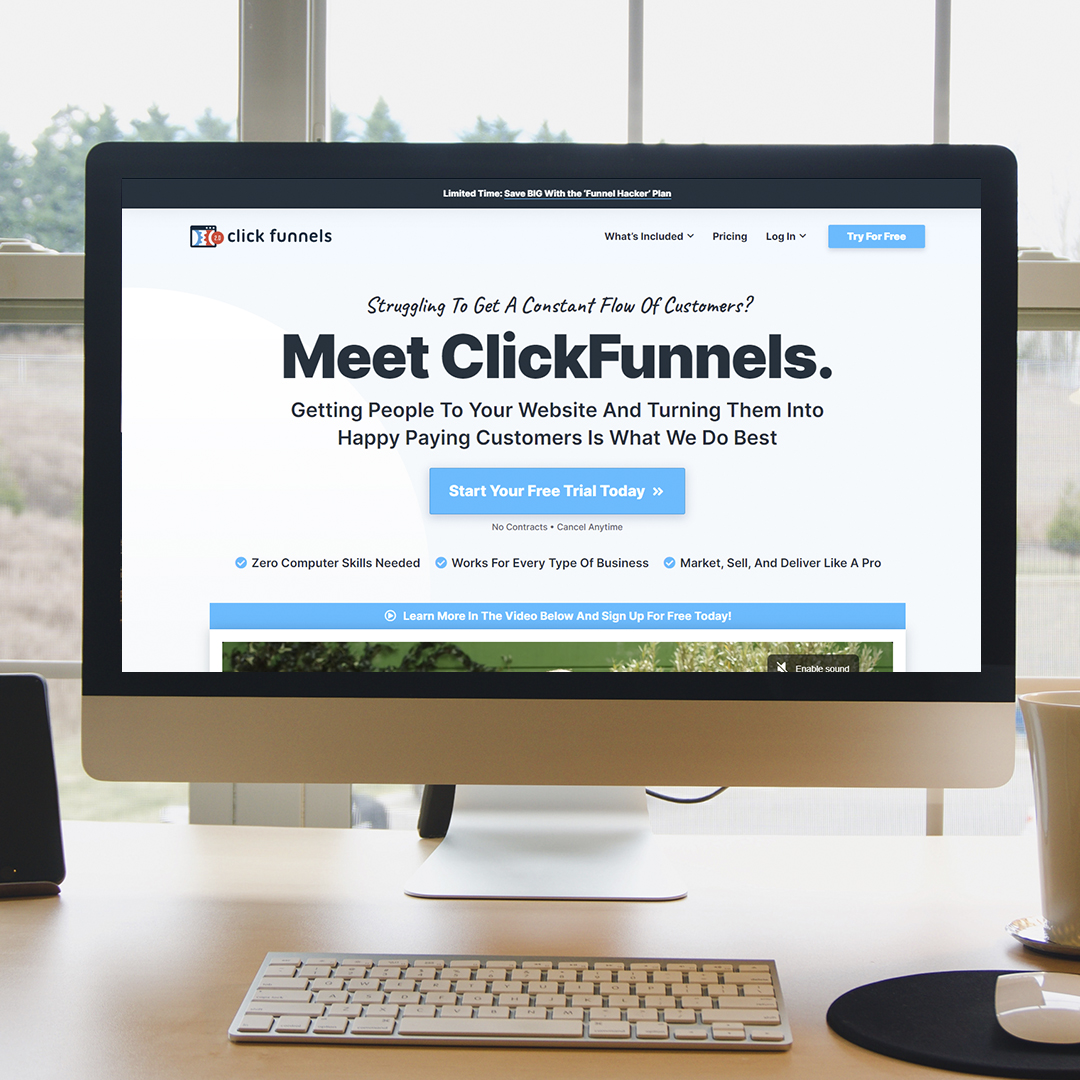 click funnel- digital marketing tools