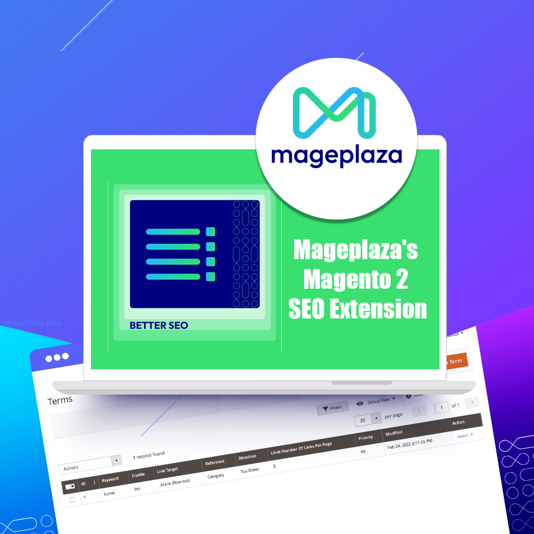 Mageplaza's Magento 2 SEO Extension