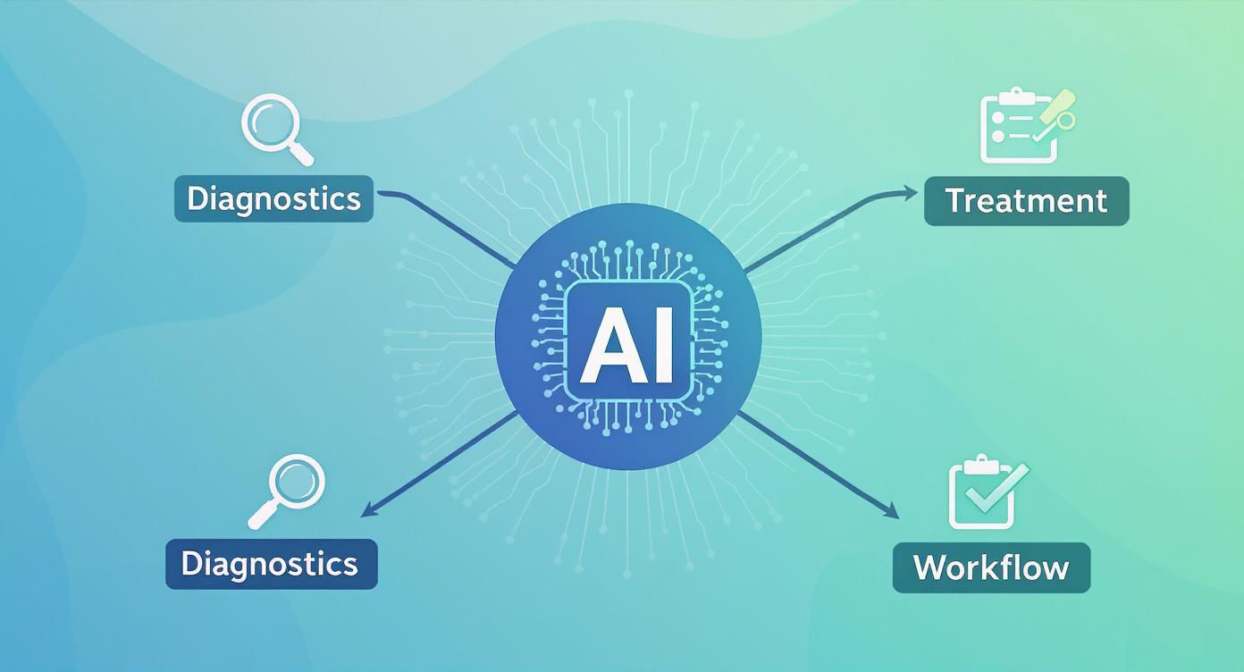 Infographic about artificial intelligence ai in healthcare