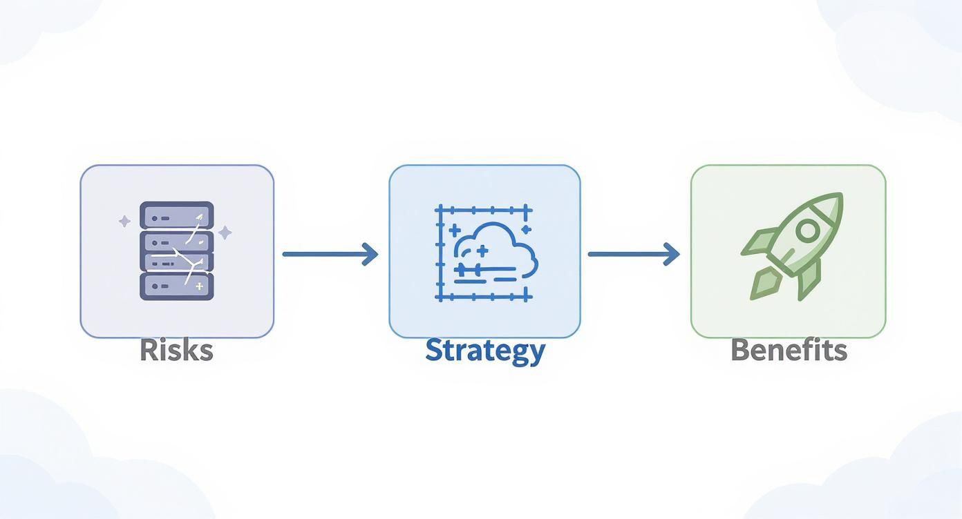 Infographic about cloud strategy consultant