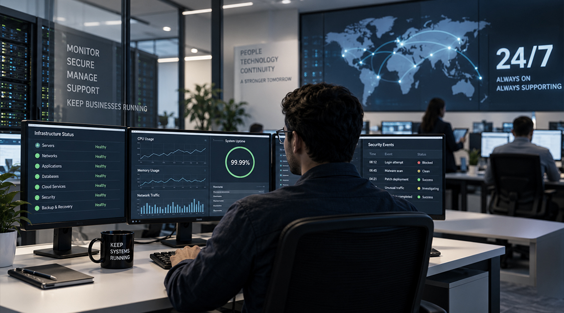 Behind the Scenes: How IT Infrastructure Management Keeps Organizations Running 24/7