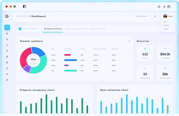ERP and CRM 
Development service visual