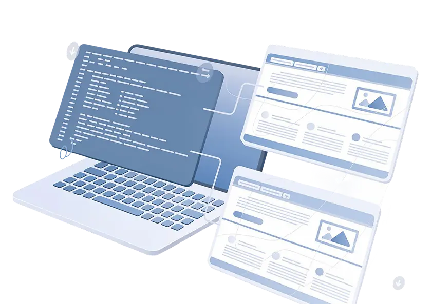 Web App 
Development service visual