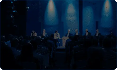 Panel discussion during a TechWhizz community event